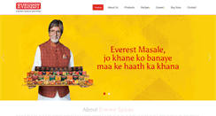 Desktop Screenshot of everestspices.com